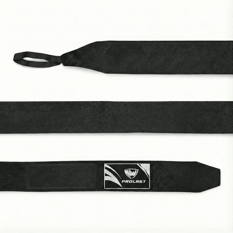 Prolast Professional Boxing 180' Black Hand Wraps