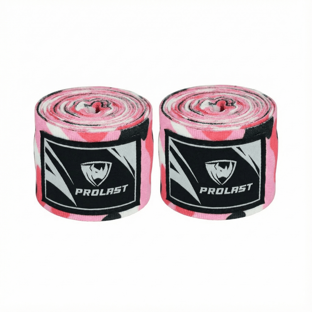 Prolast Professional Boxing 180' CAMO PINK Hand Wraps - Prolast – Fight ...