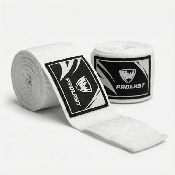 Prolast Professional Boxing 180' SNOW WHITE Hand Wraps