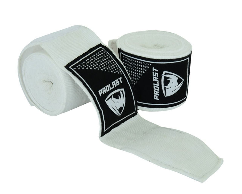 Prolast Professional Boxing 180' SNOW WHITE Hand Wraps