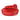 Winning CM-50 red open-finger soft punch mitts, side profile