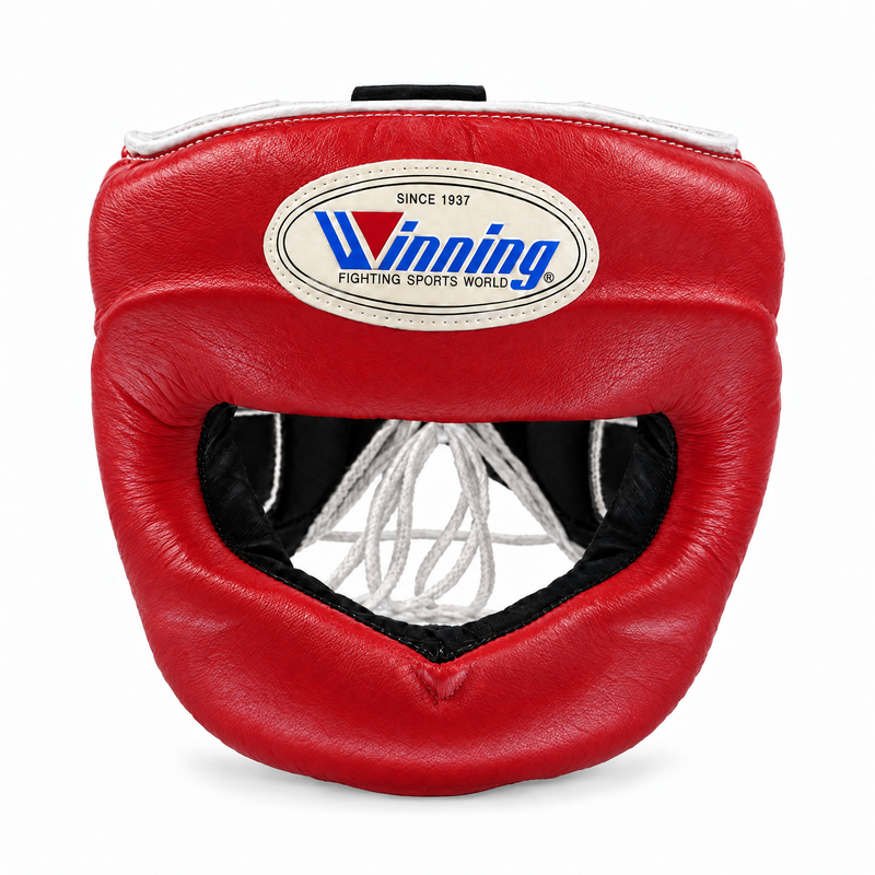 Winning FG-5000 Full-Face Nosebar Headgear - Red