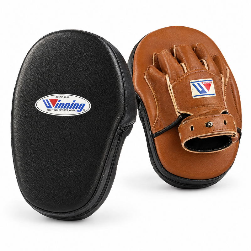 Winning CM-20 Standard Punch Mitts - Black/Brown