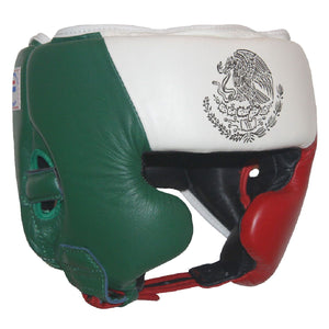 Ringside USA BOXING Competition Headgear - With Cheeks - Mexican Flag - Fight Shop