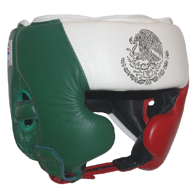 Ringside USA BOXING Competition Headgear - With Cheeks - Mexican Flag