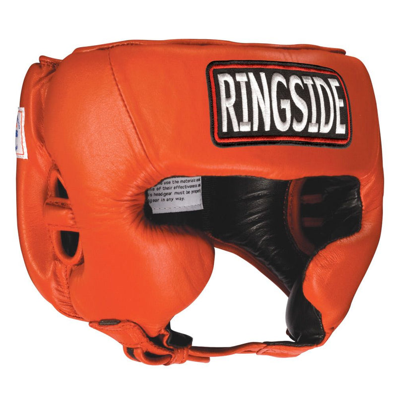 Ringside USA BOXING Competition Headgear - With Cheeks - Red