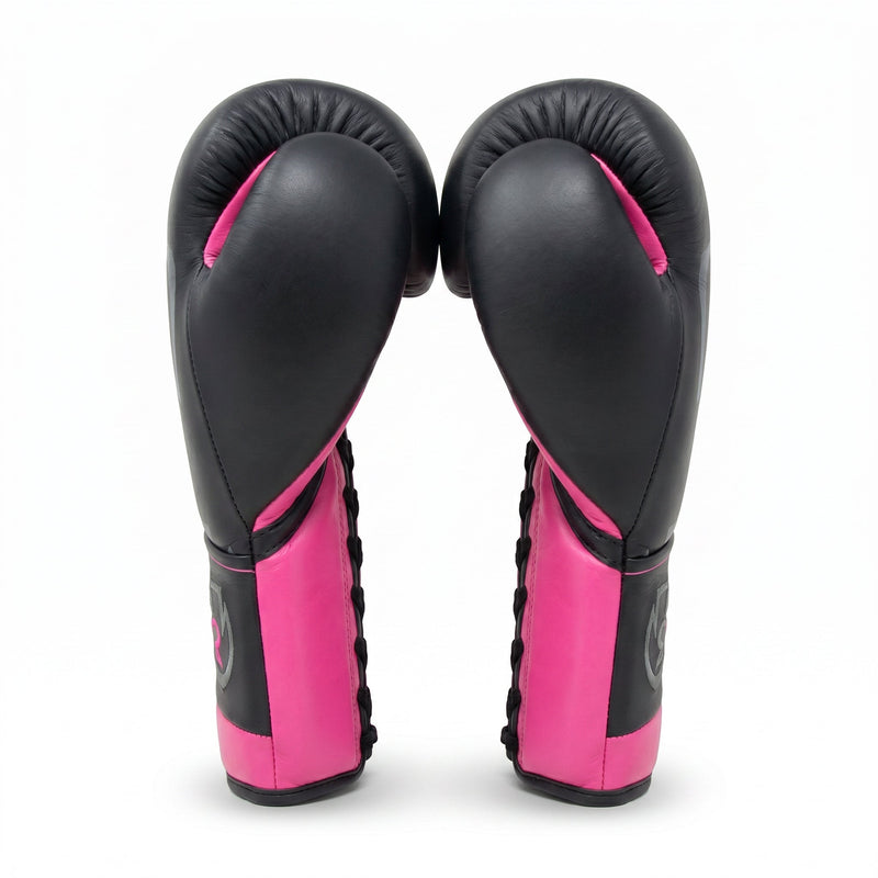 Rival RFX-Guerrero Pro Fight Gloves HDE-F – Black & Pink Custom Colorway – 10oz