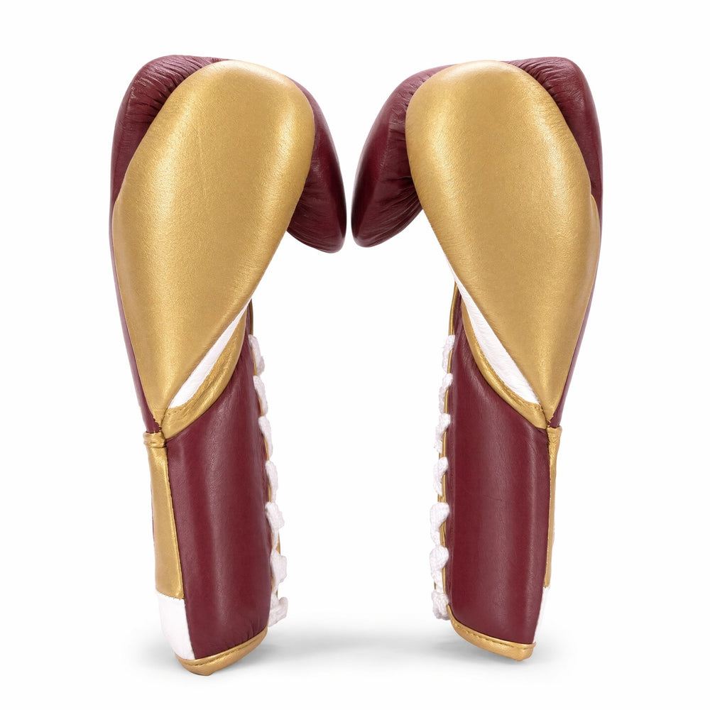 Rival RFX-Guerrero Pro Fight Gloves HDE-F – Maroon & Gold Custom Colorway – 10oz - Fight Shop