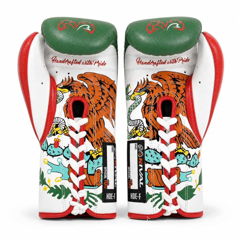 Rival RFX-Guerrero Pro Fight Gloves HDE-F – Mexico-Venezuela Flag Custom Colorway – 10oz - Fight Shop