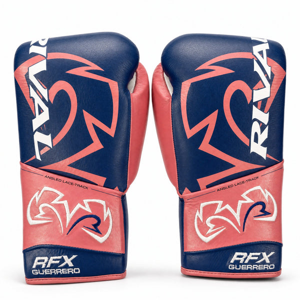 Rival RFX-Guerrero Pro Fight Gloves HDE-F – Navy & Pink Custom Colorway – 10oz – alternate