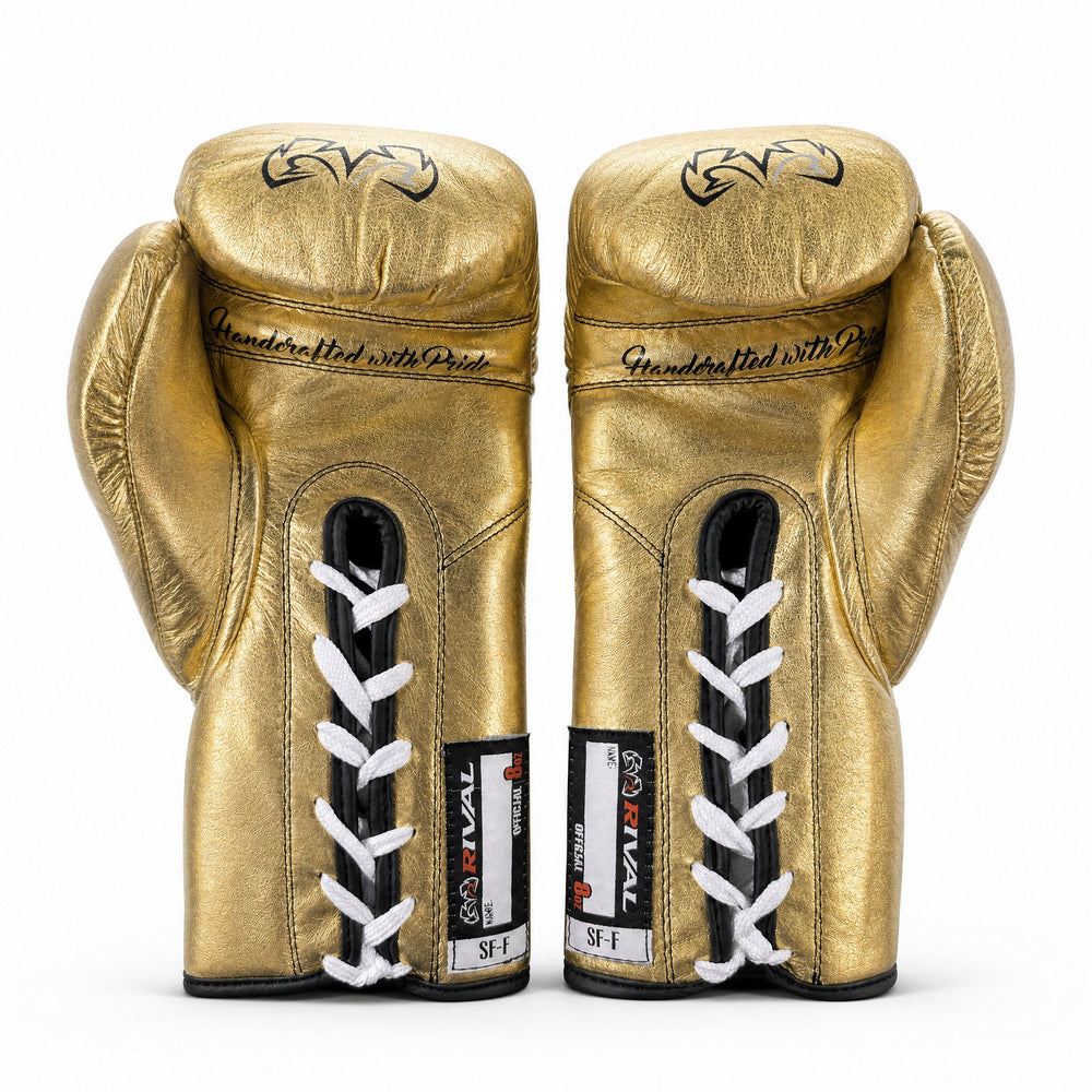 Rival RFX-Guerrero Pro Fight Gloves SF-F – ‘The Dream’ All-Gold Custom Colorway – 8oz - Fight Shop