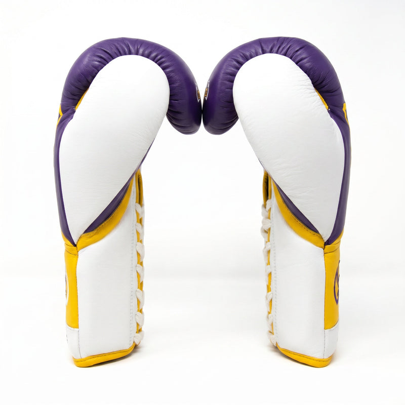Rival RFX-Guerrero Pro Fight Gloves SF-H – Purple & Gold Custom Colorway – 10oz