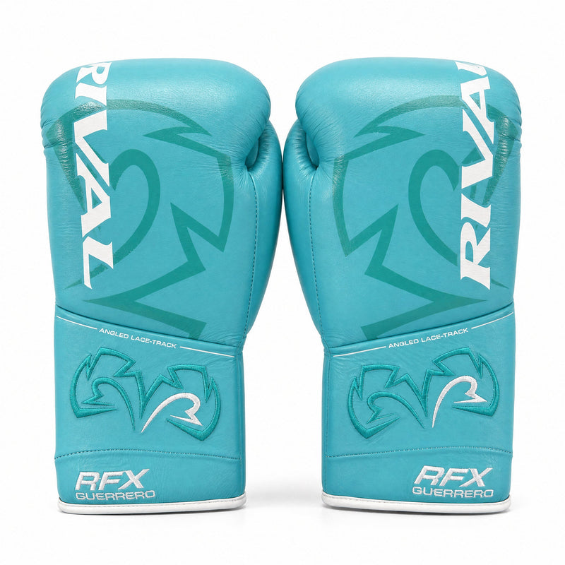 Rival RFX-Guerrero Pro Fight Gloves SF-H – Teal Custom Colorway – 10oz