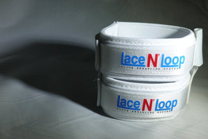 Super - White Lace N Loop Straps (Pair) - Fight Shop