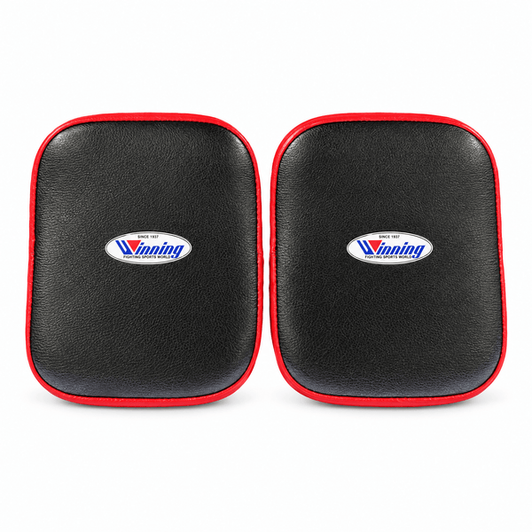 Winning CM-10 Curved Punch Mitts - Black/Red