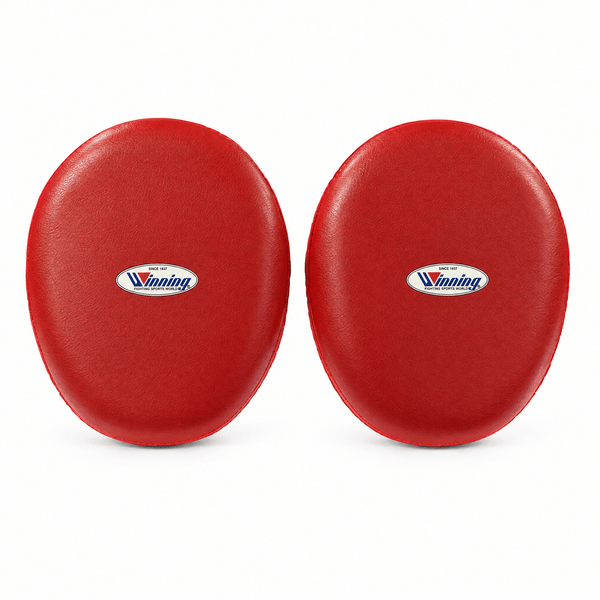 Winning CM-50 Soft Punch Mitts - Red Open-Finger