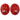 Winning CM-50 Soft Punch Mitts - Red Open-Finger - Fight Shop