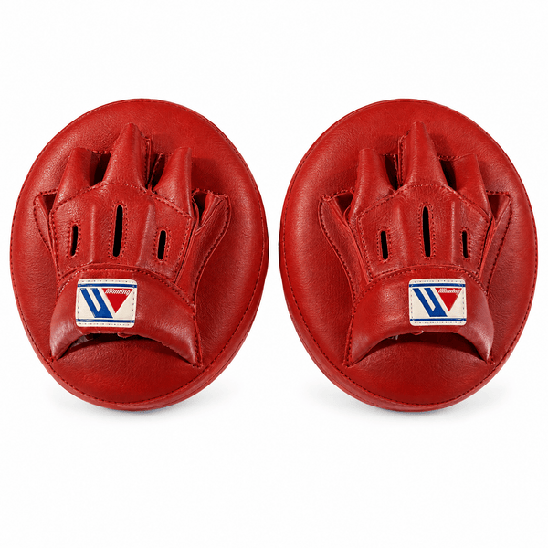 Winning CM-50 Soft Punch Mitts - Red Open-Finger