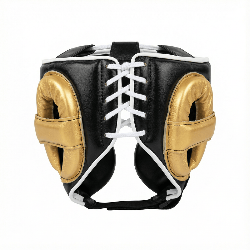 Winning Custom Cheek Protector Headgear - BLACK / GOLD
