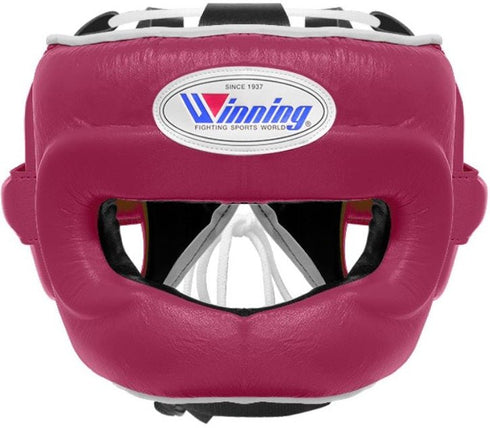 Winning Full Face Headgear - Wine Red - Fight Shop