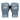 Winning Lace-Up Boxing Gloves - Grey / Black - 16 oz - Fight Shop