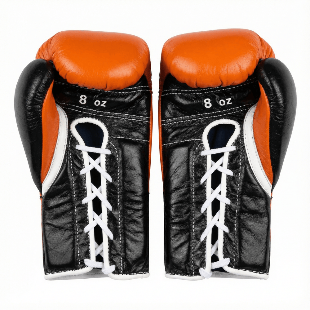 WINNING LACE-UP BOXING GLOVES - ORANGE / BLACK – Fight Shop
