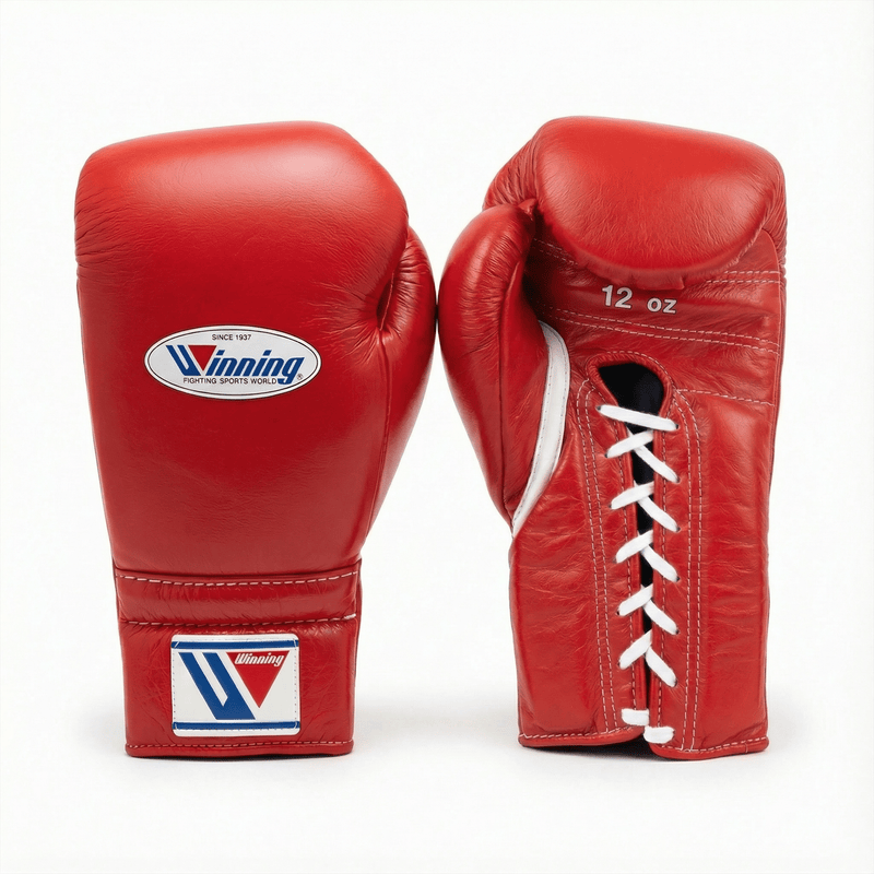 WINNING LACE-UP BOXING GLOVES - RED – Fight Shop WINNING LACE-UP BOXING GLOVES - RED – Fight Shop