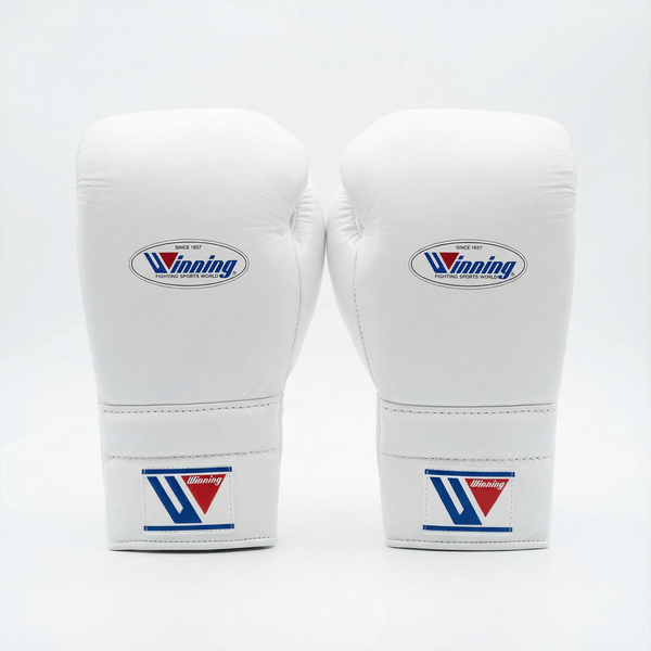 WINNING LACE-UP BOXING GLOVES - WHITE – alternate
