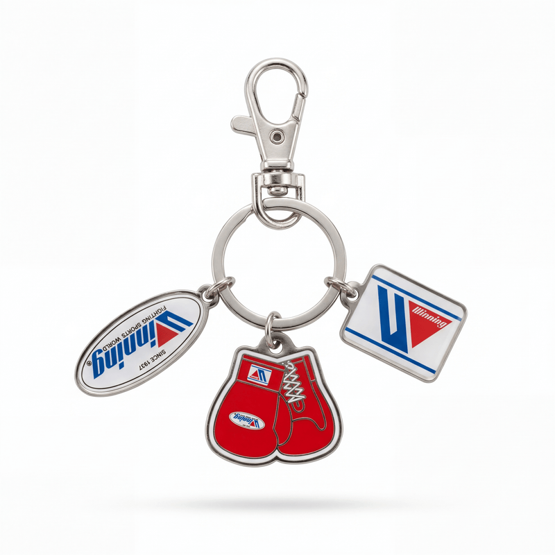 Winning Triple Keychain - Logo & Gloves