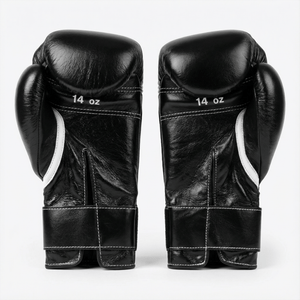 WINNING VELCRO BOXING GLOVES - BLACK - Fight Shop