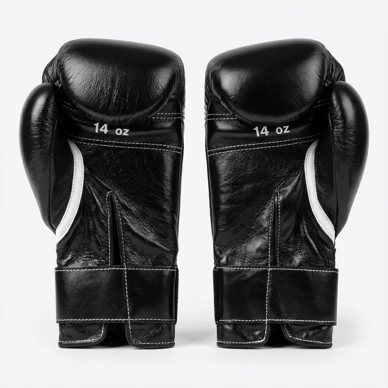 WINNING VELCRO BOXING GLOVES - BLACK