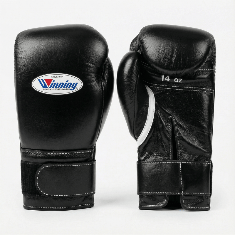 WINNING VELCRO BOXING GLOVES - BLACK – Fight Shop WINNING VELCRO BOXING GLOVES - BLACK – Fight Shop
