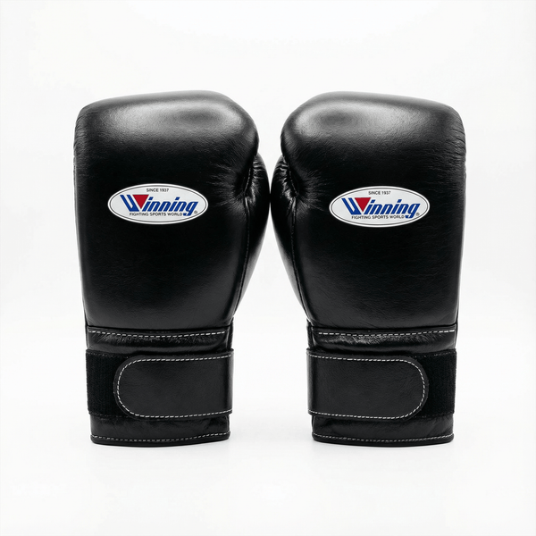 WINNING VELCRO BOXING GLOVES - BLACK – alternate