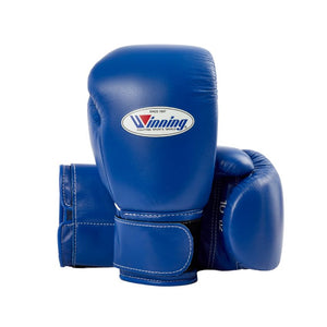 WINNING VELCRO BOXING GLOVES - BLUE - Fight Shop