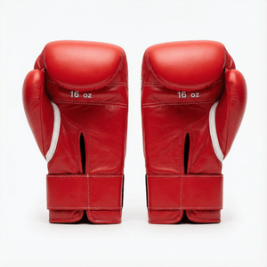 WINNING VELCRO BOXING GLOVES - RED - Fight Shop
