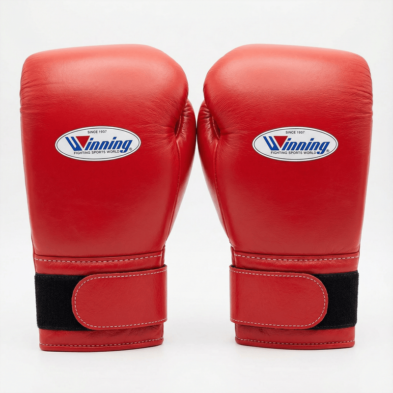 WINNING VELCRO BOXING GLOVES - RED