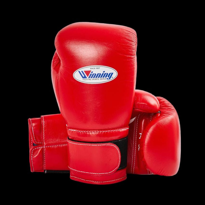 WINNING VELCRO BOXING GLOVES - RED