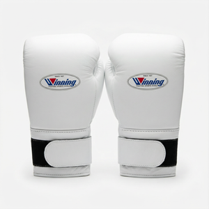 WINNING VELCRO BOXING GLOVES - WHITE